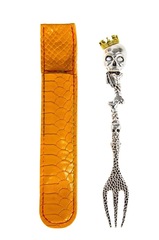 Вилка Scull 3 Silver