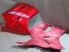 Комплект пластика Kawasaki zzr1100-2 93-01 красный