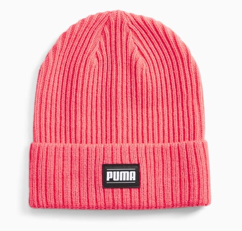 Шапка Puma Ribbed Classic Cuff Beanie Electric Blus