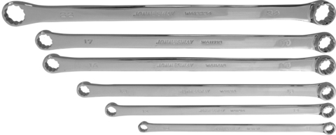 Jonnesway W61106S Набор ключей гаечных накидных удлиненный CrMo в сумке, 10-24 мм, 6 предметов 48884