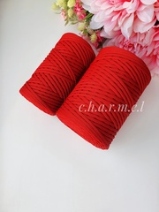 Red Lite polyester cord 3 mm