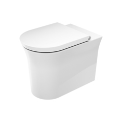 Duravit White Tulip Унитаз напольный 370х580х420 мм, безободковый, слив в стену, цвет: белый 2001090000 фото