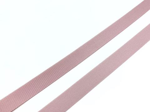 Резинка бретелечная пыльно-розовая 15 мм (цв. 019)