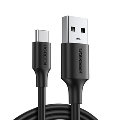 Кабель  UGREEN USB-A 2.0 to USB-C Cable Nickel Plating 1,5м черный US287