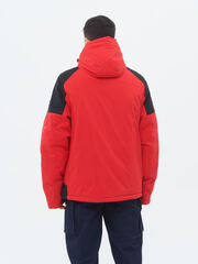 куртка горнолыжная для мужчин большого размера BATEBEILE красного цвета.