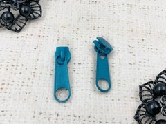 Бегунок спираль, галантерейный Т6, №275 морская волна