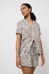 Пижама женская с шортами ARUELLE MANUELA_Капучино