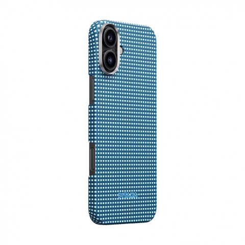 Чехол Pitaka Ultra-Slim для iPhone 16, Голубой | Ocean Blue