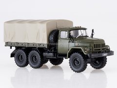 ZIL-131 flatbed with awning khaki 1:43 DeAgostini Auto Legends USSR Trucks #15