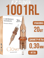 Картриджи для татуажа EZ POPU CLOVER 0.30/1001RL 20 шт