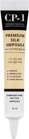 Esthetic House CP - 1 Premium Silk Ampoule Несмываемая сыворотка для волос с протеинами шелка