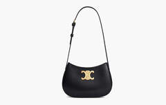 Сумка Celine Tilly Shiny Calfskin Leather Medium Bag Black