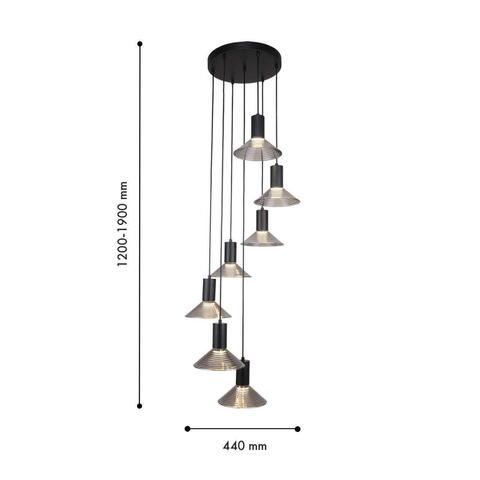 Подвесная светодиодная люстра F-Promo Feris 4622-7P