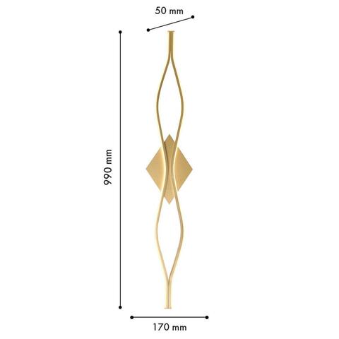Настенный светодиодный светильник Favourite Mebius 4741-2W