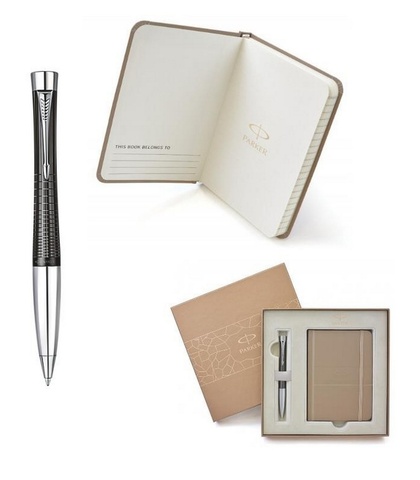 Набор подарочный Parker Urban Premium K204 Ebony Metal Chiselled (1935007)