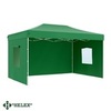 Тент-шатер быстросборный Helex 24336 3х4,5x3м полиэстер зеленый