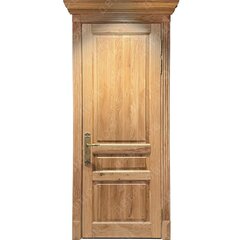 Межкомнатная дверь Болонья массив дуба с сучком бесцветное масло глухая