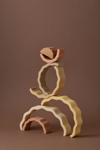 Дуги Новая волна цвет пудра