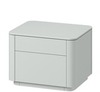 Тумба прикроватная Tammi 2 ящика ширина 50 см (светло-серый)