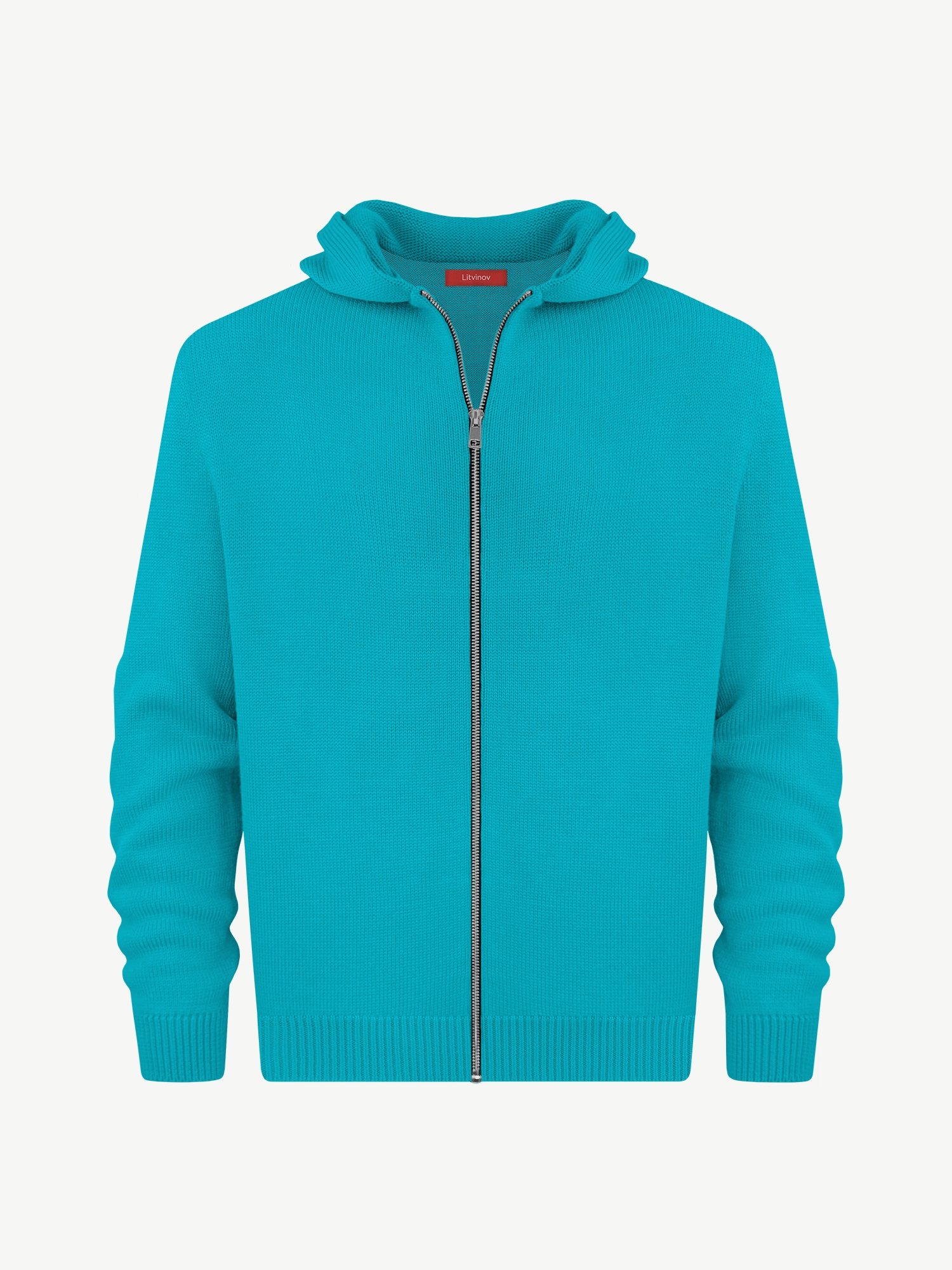 Толстовка на замке из экохлопка