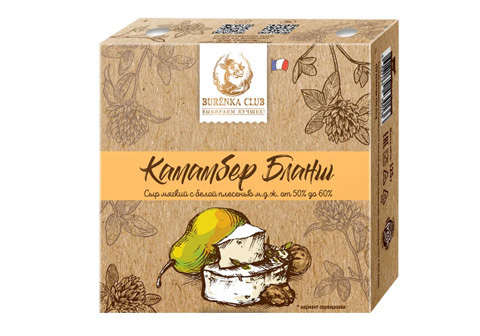 Сыр Камамбер Бланш с белой плесенью, 125г