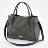 Сумка Саломея 472 македония оливковый + черный