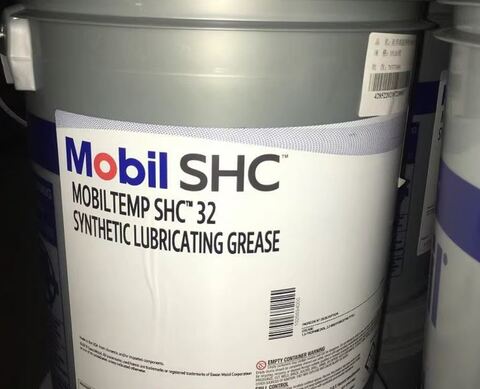 Mobiltemp SHC 32 - высокоэффективная пластичная смазка - 16 кг