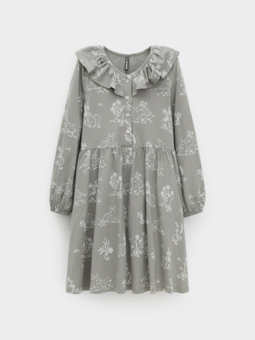 платье  для девочки  КР 5897/лесной туман,обитатели леса к581