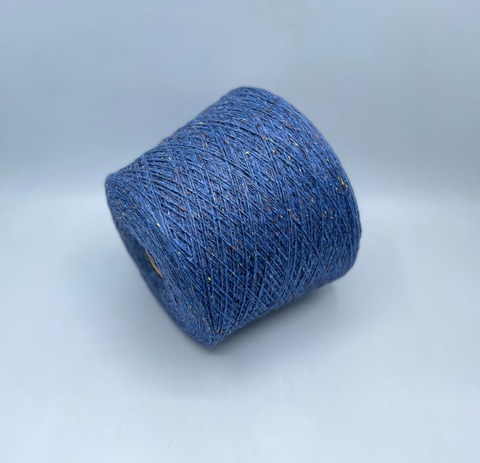 Filcom, Tibet tweed 2/11 550м. 50%Як, 50%Шелк, Светло-синий,твид, 37160