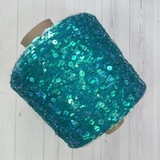 Пряжа Shine Paillettes 63116 голография на изумруде