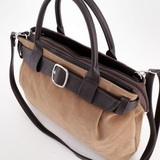 Сумка Саломея 2006 эко-замша песочный