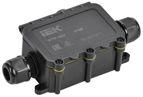 Коробка распред. герметичная WTP-407 3 ввода IP68 IEK