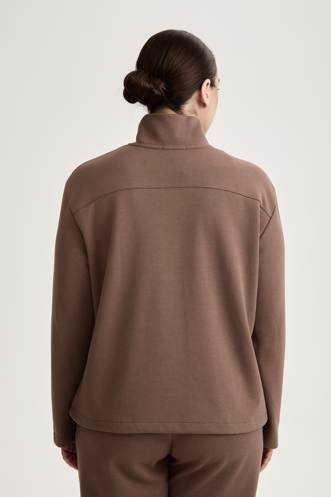 Свитшот пике, мокко