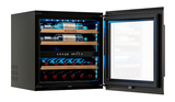 Винный шкаф MEYVEL MV26PRO-KBB2 69 л 592х572х596 мм сталь, черный