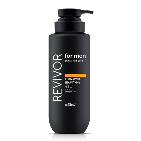 Revivor for Men Skin&Hair Care Гель-душ-шампунь 4в1 400мл