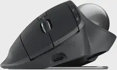 Трекбол беспроводной LOGITECH Trackball MX Ergo S graphite (USB,2048dpi,BT/Radio,8but (910-007263) — фото 2