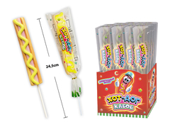 Жевательный зефир на палочке Зефирная косичка® (Хот-дог Кабоб), 12*24*18г, MM-117