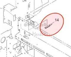 Прокладка Konica Minolta для KM bizhub 227, 287 A7AH102500