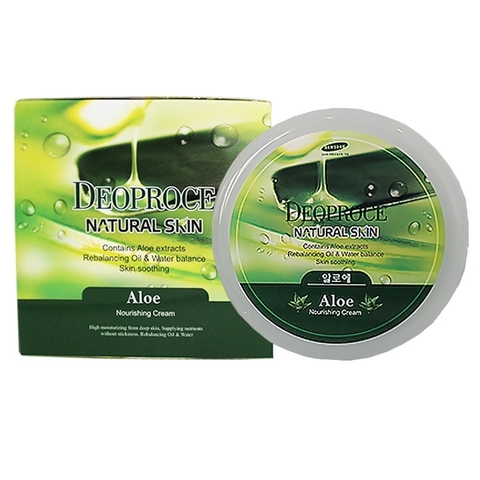 DEOPROCE NATURAL SKIN АLOE NOURISHING CREAM 100МЛ