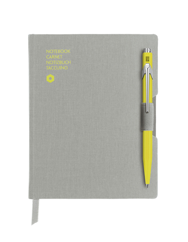 Записная книжка Caran d'Ache Office A6 Grey/Yellow (8491.451)