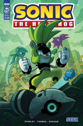 Sonic The Hedgehog Vol 3 #53 (Cover B)