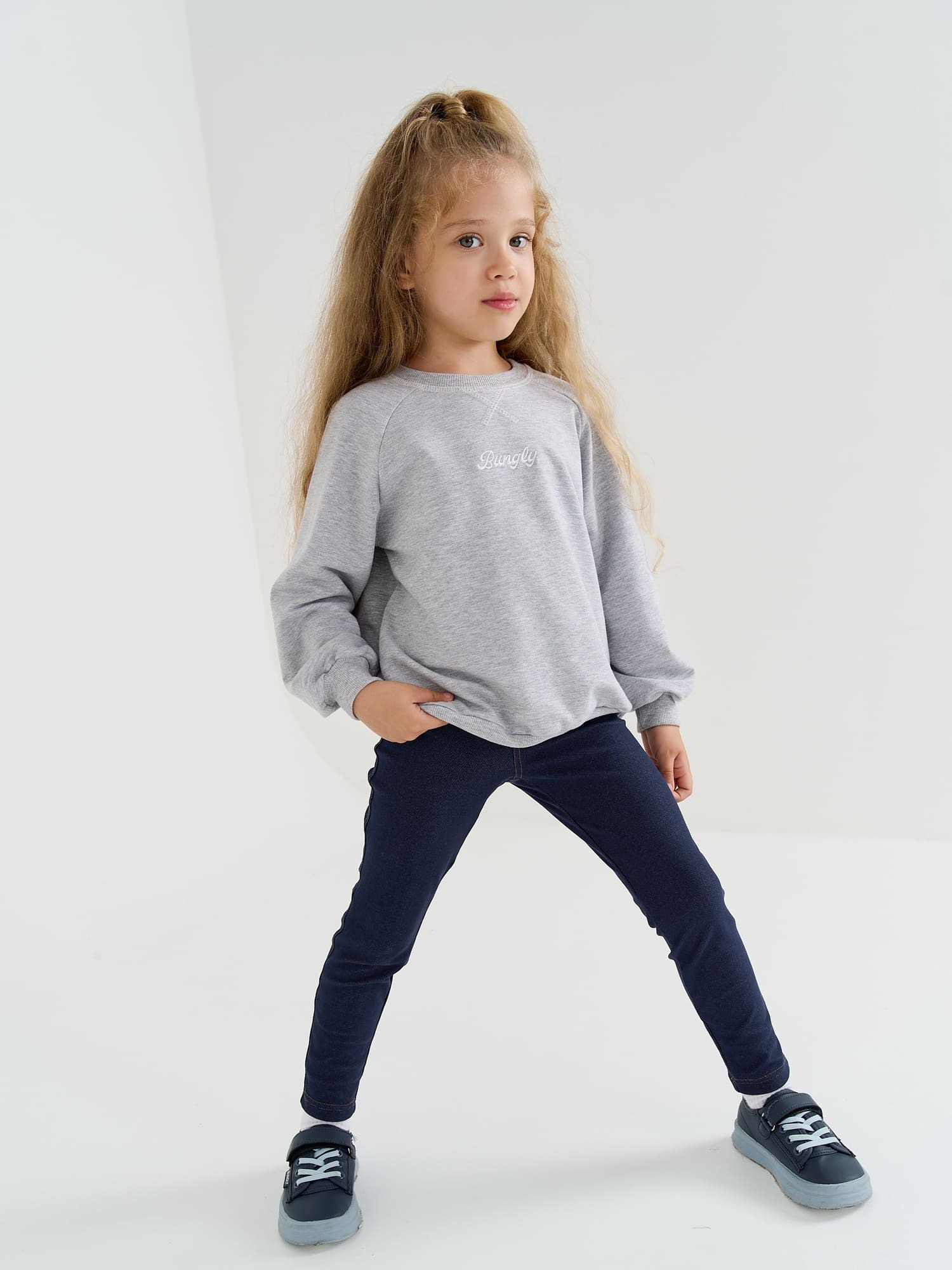 лосины из джинскота "джинс" из россии вид сбоку