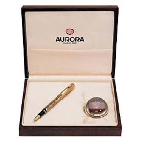 Ручка перьевая Aurora Leonardo da Vinci Gold GT, F (AU-939F)