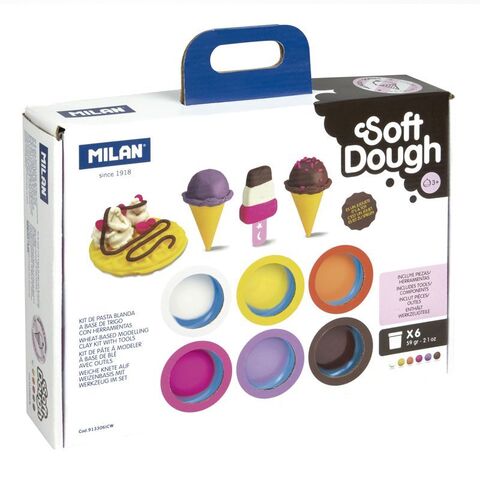 Plastlin / Пластилин CASE  SOFT DOUGH ICE CREAMS AND WAFFLES