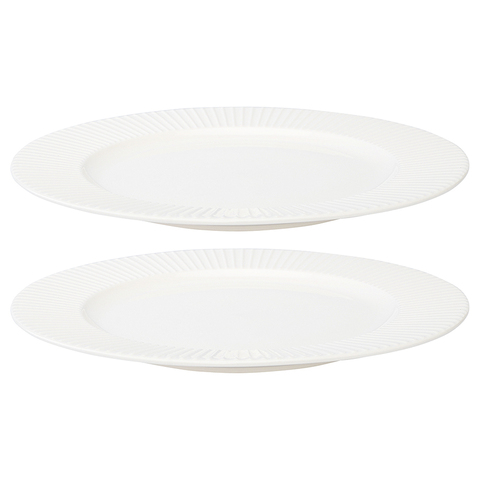Набор тарелок 2шт 27см Liberty Jones Soft Ripples белый