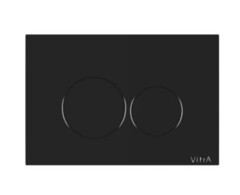VitrA 740-2450 Origin Панель смыва, глянцевый черный фото