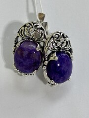 Фирюза (серьги из серебра)