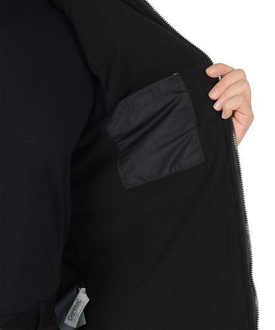 Куртка  мужская, с капюшоном, черный