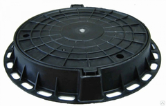 Люк полимерный средний тип С черный 6 т