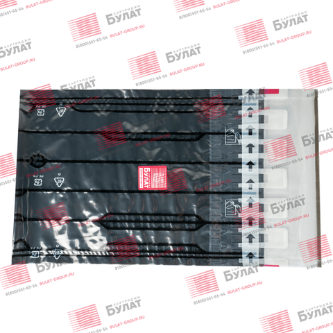 Пакет для картриджа надувной под запайку 240 х 410 мм Black 5